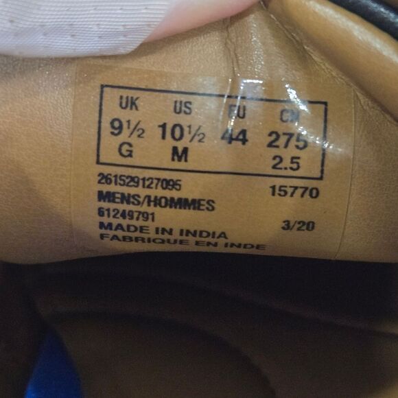 🐢 Clarks Men's Black Whiddon Cap Toe Oxford Size 10.5. - Picture 14 of 16